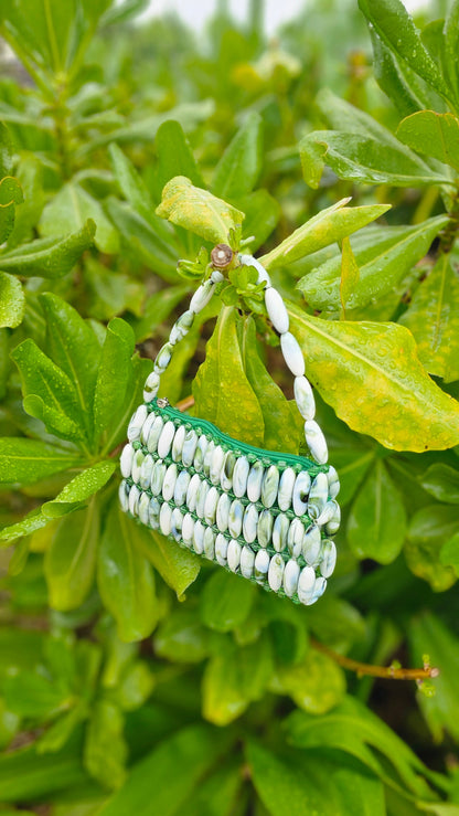 On My Way Out Beaded Bag