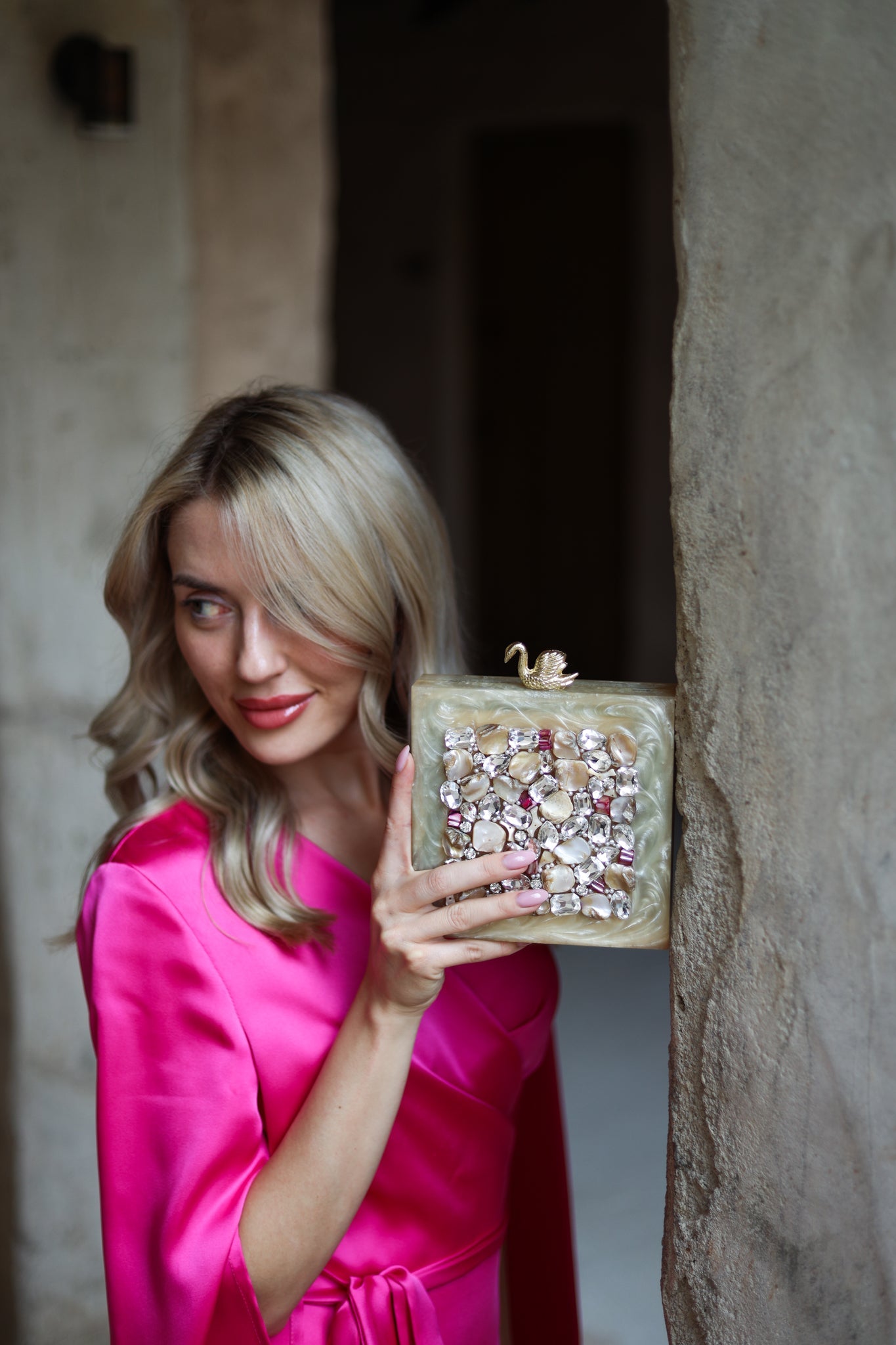Acrylic Clutch Bag Women's, Resin Clutch Bag, Selomenika
