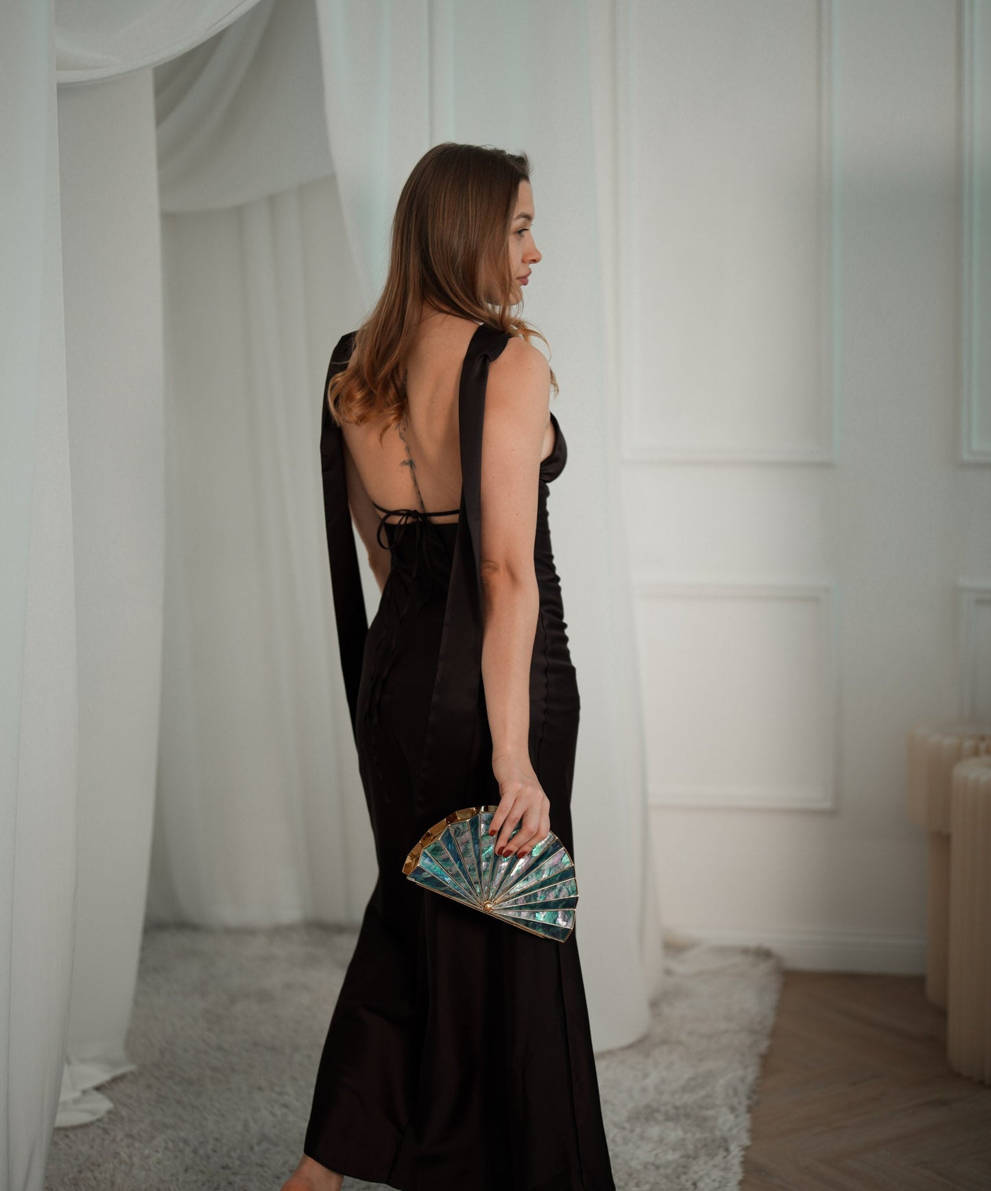 A Story to Carry Mother of Pearl Clutch