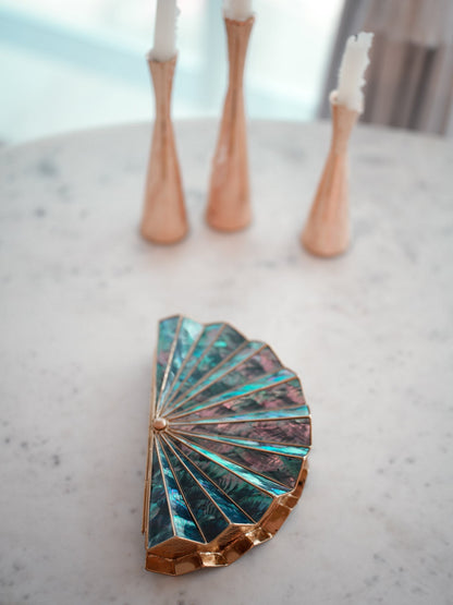 A Story to Carry Mother of Pearl Clutch