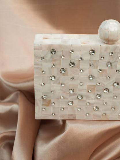 Sweet Serenity Mother of Pearl Clutch