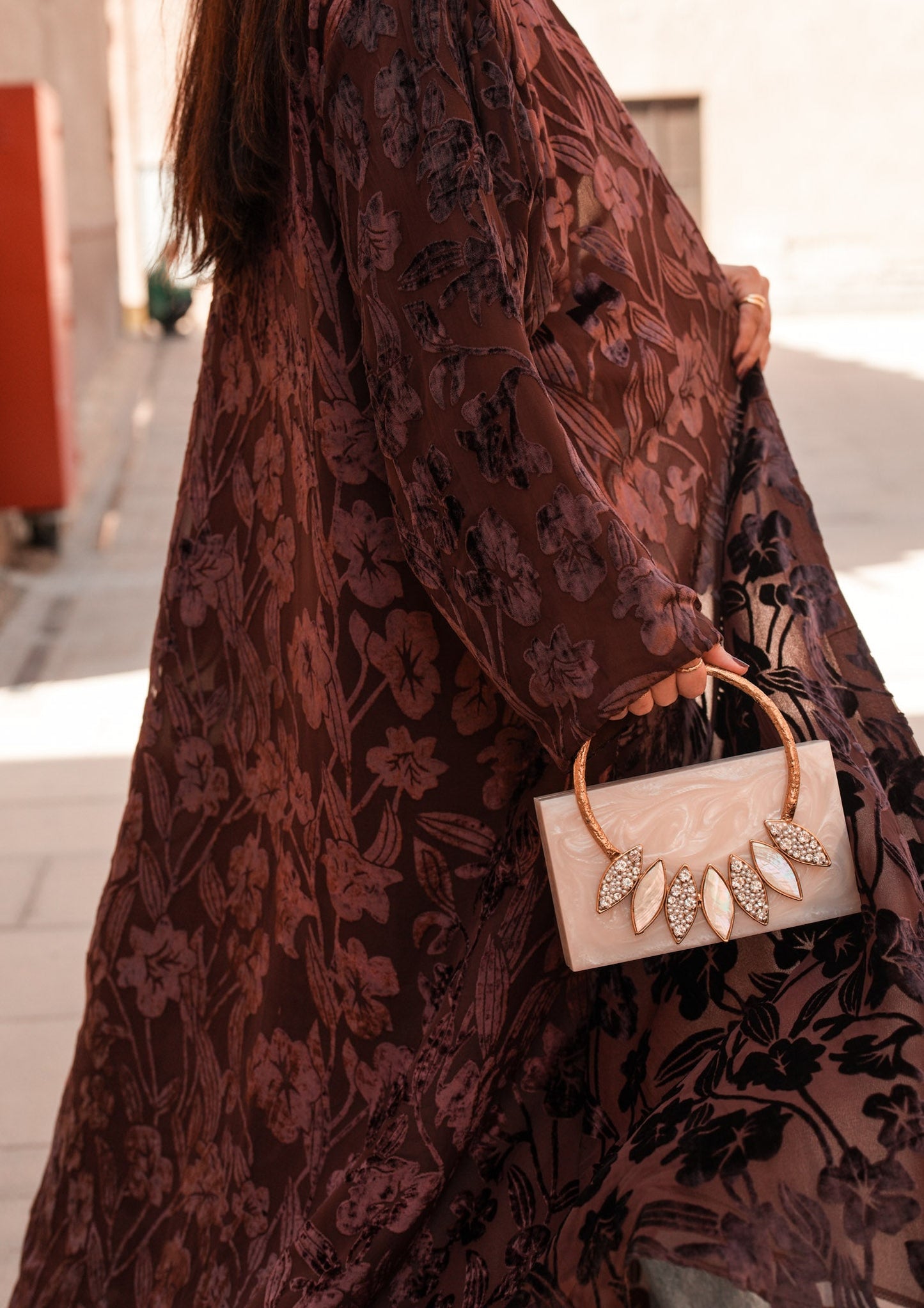 Thriving All Night Resin Clutch
