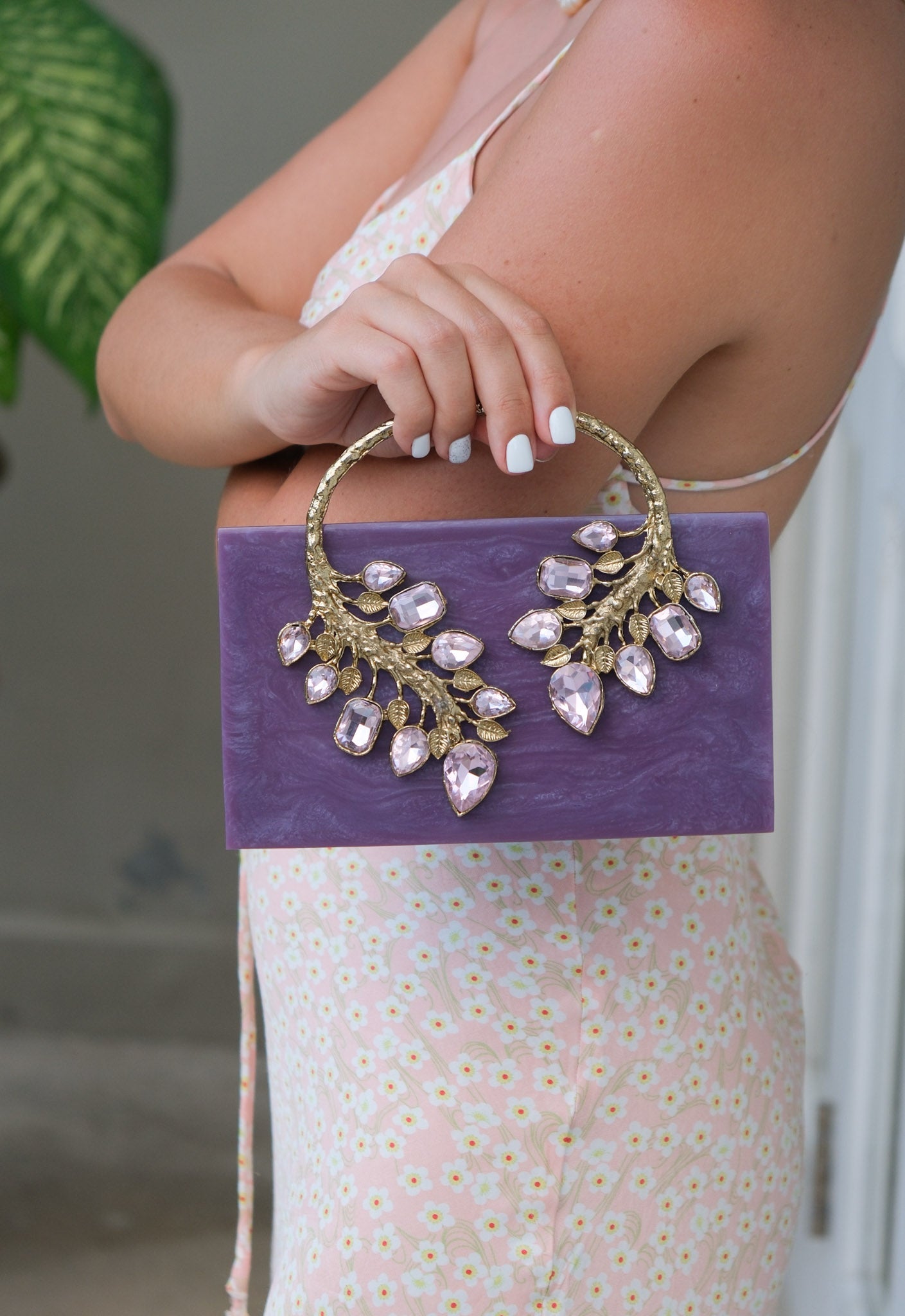 Efortless Chic Clutch(Purple)