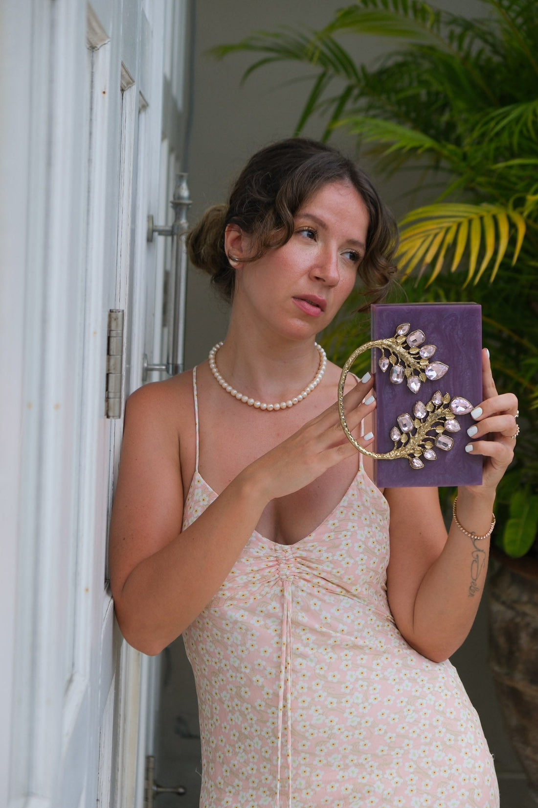Efortless Chic Clutch(Purple)