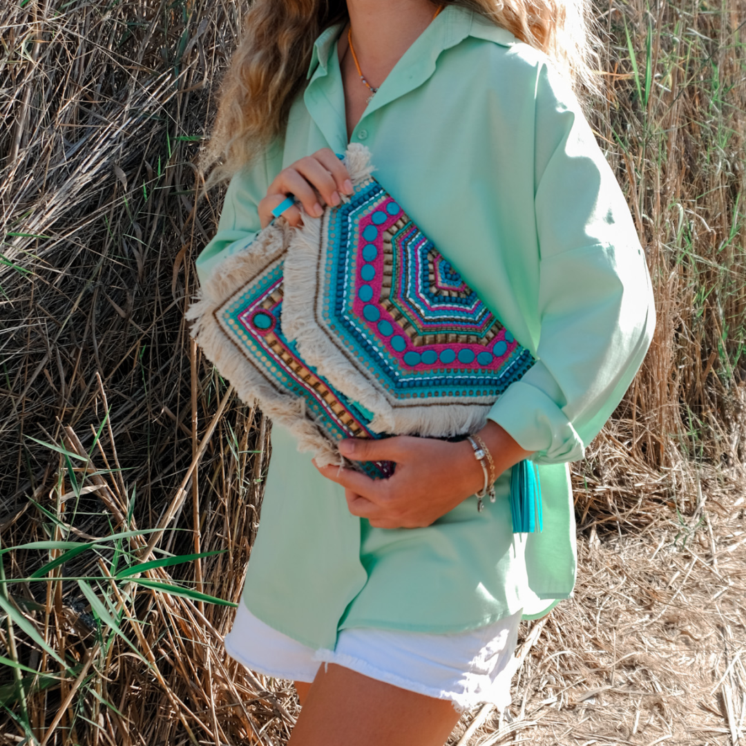 Take me to the Sands Boho Clutch