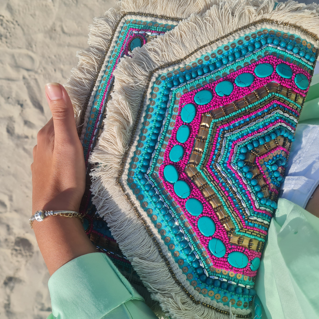 Take me to the Sands Boho Clutch