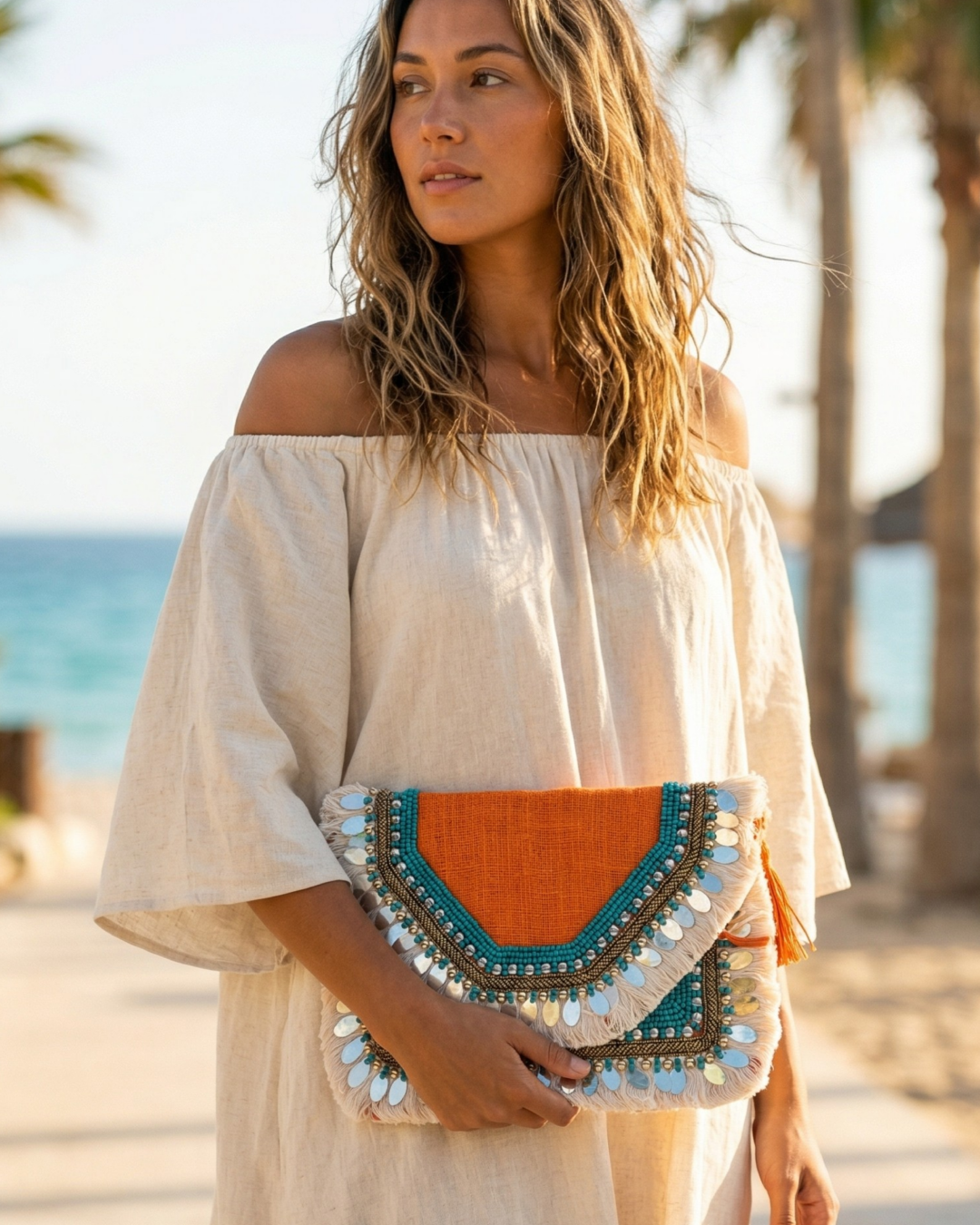 Whispers of Joy Bohemian Clutch