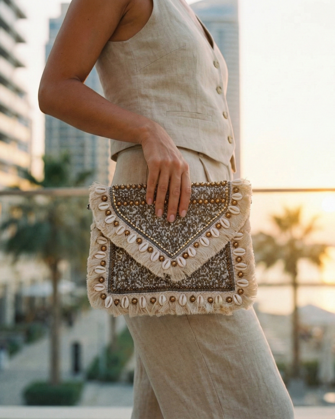You're in Luck Boho Clutch