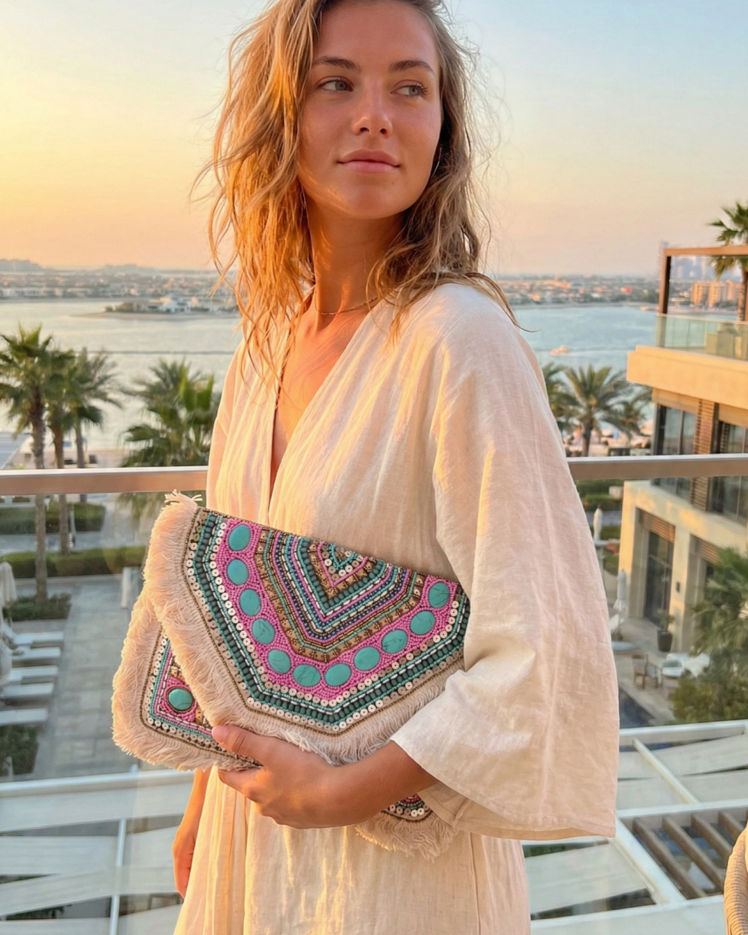 Take me to the Sands Boho Clutch