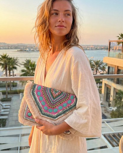 Take me to the Sands Boho Clutch