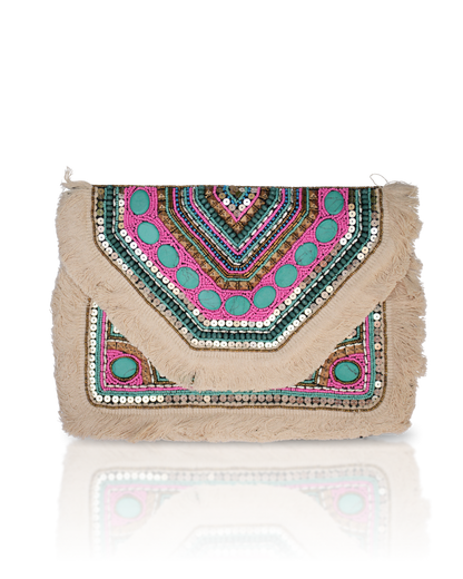 Take me to the Sands Boho Clutch