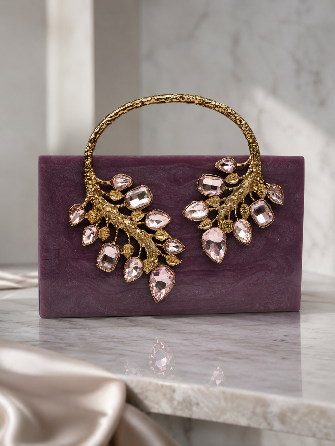 Efortless Chic Clutch(Purple)