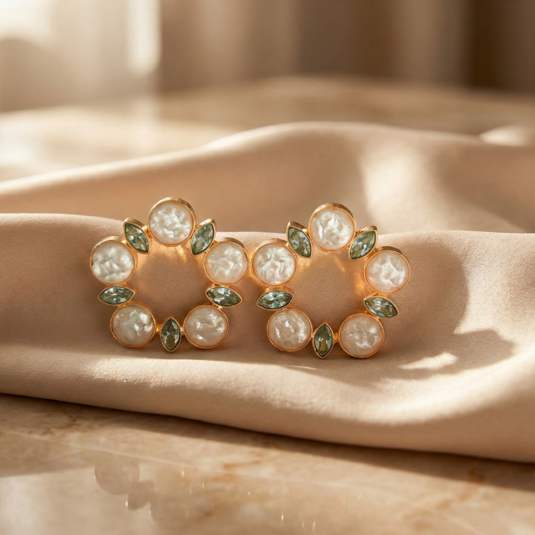 Oceanic Treasures Pearl Earring