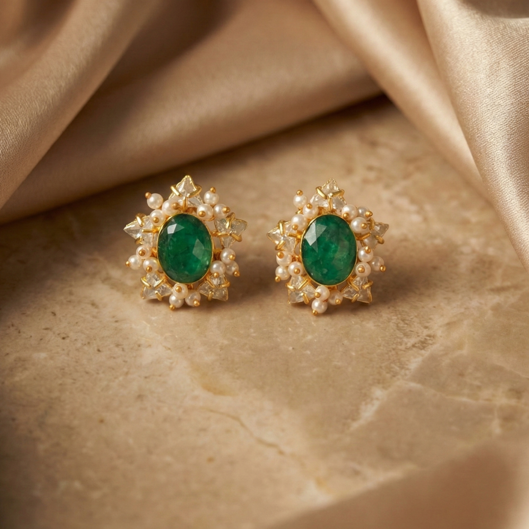 Enduring Love Corundum Stone Earrings
